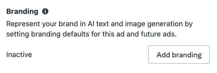 Meta advertising brand